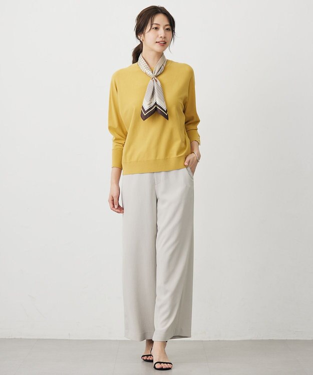 J.PRESS LADIES 2WAY ライン スカーフ リング ゴールド系