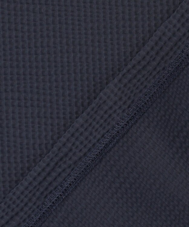 JOSEPH ABBOUD 【【イタリア素材/清涼】】ジャージーサッカー Tシャツ ネイビー系