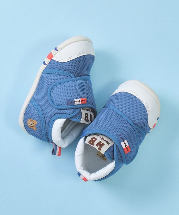 MIKI HOUSE HOT BISCUITS 【11.5cm-13.5cm】 ファーストベビーシューズ ブルー