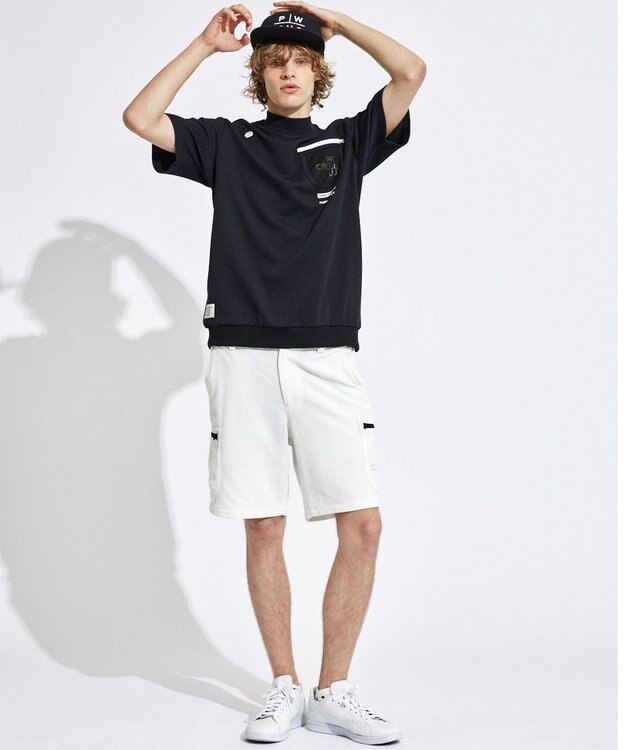 PW CIRCULUS 【MEN】ワッフルモック ブラック系