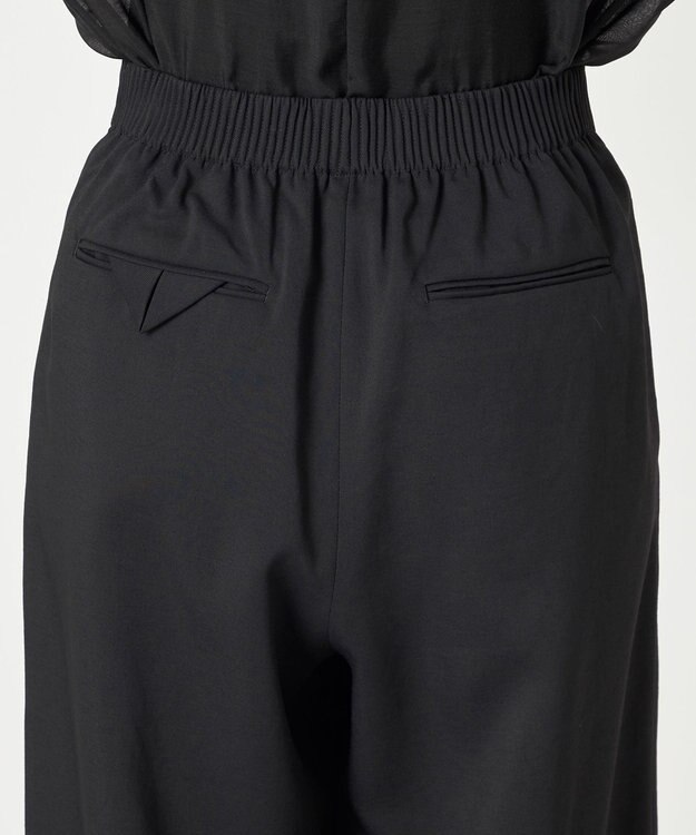 NAVE 【ReNAVE・洗える/UVカット】スパンポリエステル パンツ ブラック系