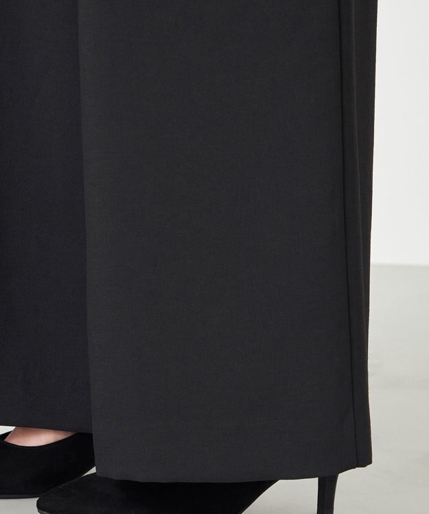 NAVE 【ReNAVE・洗える/UVカット】スパンポリエステル パンツ ブラック系