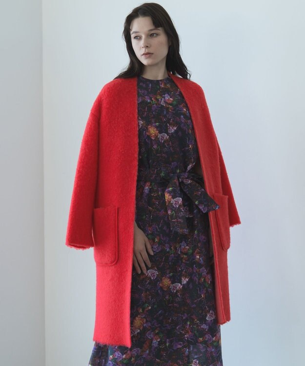 自由区 【カトリエムブーケ】Jeu de couleurs ニットアウター ライトピンク