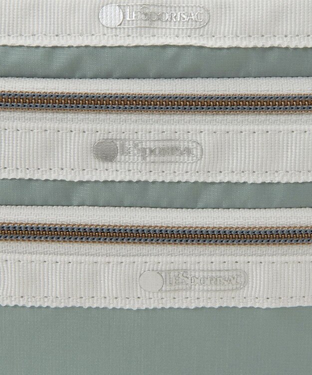 LeSportsac CLASSIC 3 ZIP POUCH/ソフトアークティック/キーライムC ソフトアークティック/キーライムC
