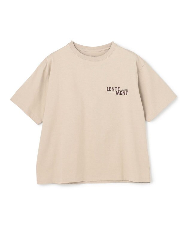 UNFILO CLEAN-Tee ベージュ/アート