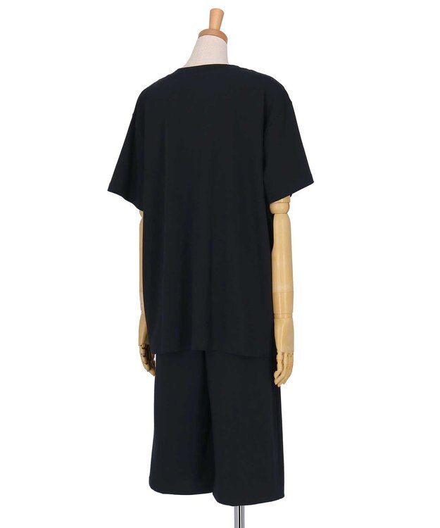 une nana cool 【綿100％】なめらかシルケットスムース半袖パジャマ MADE WITH LIBERTY FABRIC BL