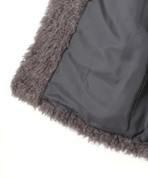 NAVE 【Nave】ニードルボア ミドル ジャケット チャコール系