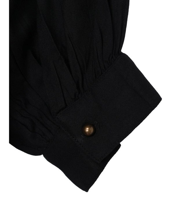 CRAFT STANDARD BOUTIQUE レーヨンキルト切り替えワンピース Black