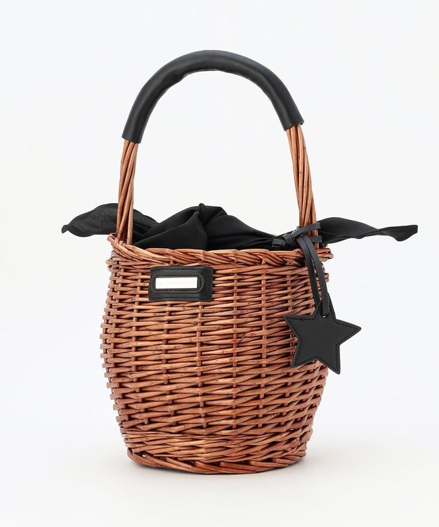 LA BAGAGERIE LA BAGAGERIE×Chiyo カゴバッグ ブラック