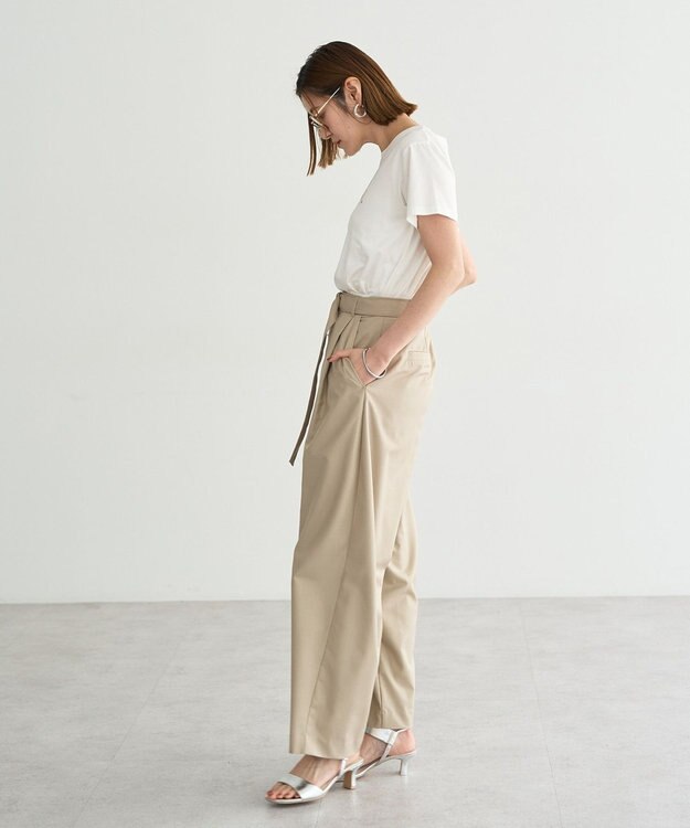 YECCA VECCA 【接触冷感】ロゴTee Beige