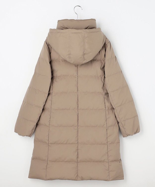 J.PRESS LADIES 【洗える・2way】タフタダウン ロング丈 コート モカ系