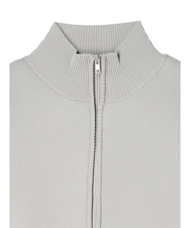 Green Parks ・ＥＬＥＮＣＡＲＥ　ＤＵＥ　ハイネックＺＩＰカーディガン Gray