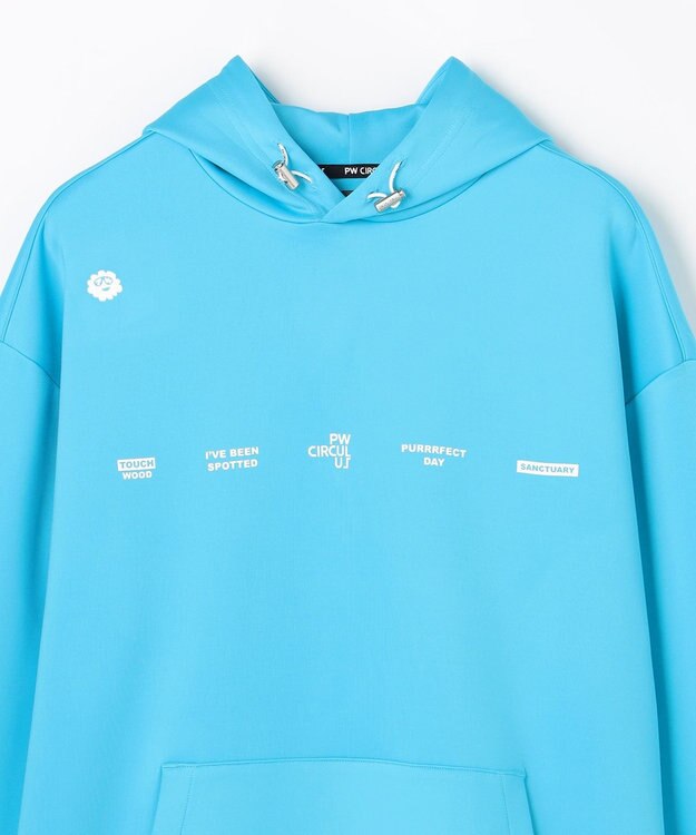 PW CIRCULUS 【MEN】リラクシングジャージーフーディ ゴルフ スカイブルー系