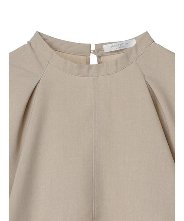 Green Parks 接触冷感　ラグランスリーブブラウス Light Beige