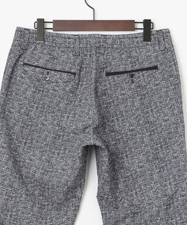 JOSEPH ABBOUD 【イージーケア】ウエストも伸びる！ライトウェーブ ハーフパンツ グレー系