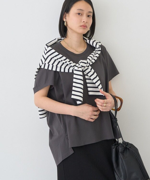 AMERICAN HOLIC 【先行予約】ルーズコクーンプルオーバー Chacoal Gray