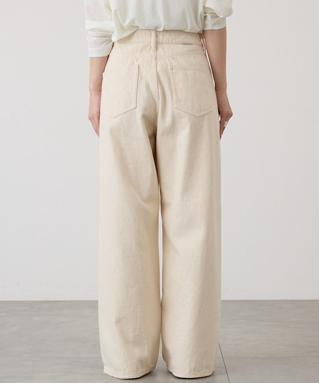 AMERICAN HOLIC ワイドデニムパンツ White