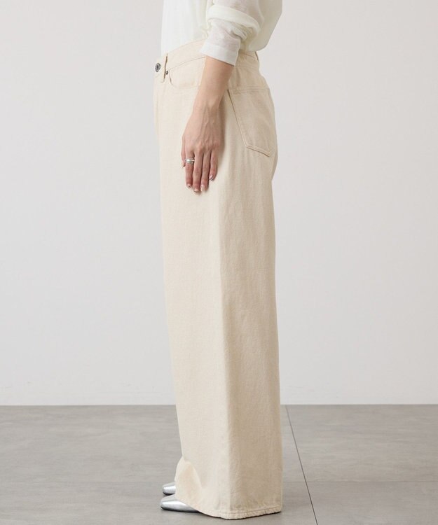 AMERICAN HOLIC ワイドデニムパンツ White