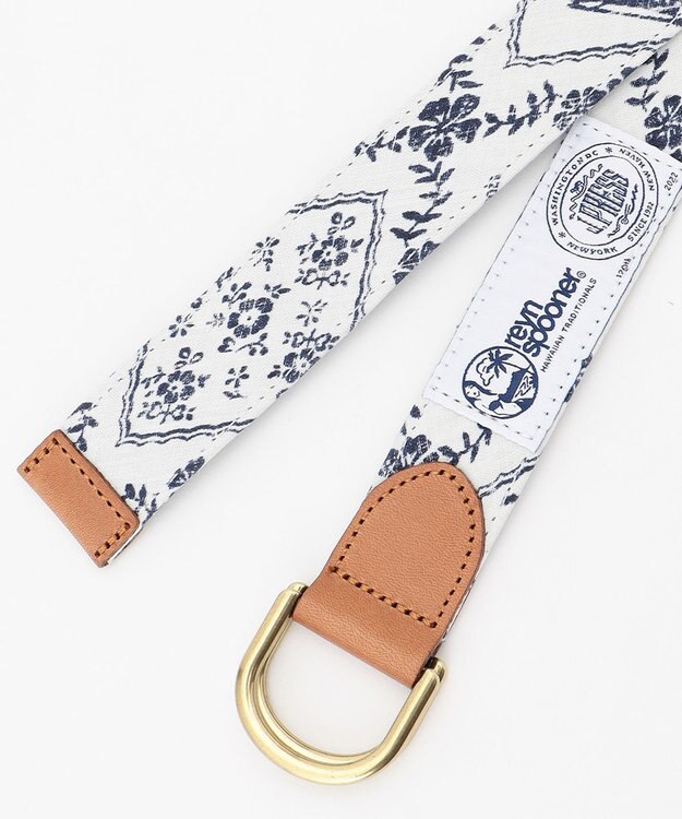 J.PRESS MEN 【120th anniversary】Reyn spooner×J.PRESS リバースフリングベルト ホワイト系5