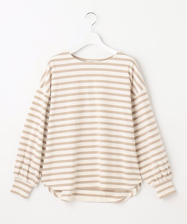 Feroux パフスリーブ ロンＴ ベージュ系1