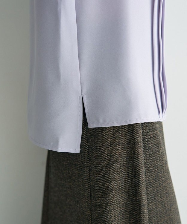YECCA VECCA タックデザインブラウス Lavender