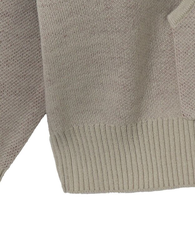 WEGO 【ユニセックス着用ITEM】ジャガードグラフィックパーカー ホワイト