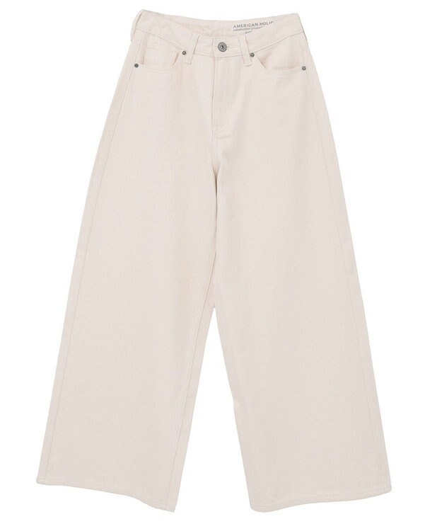 AMERICAN HOLIC ワイドデニムパンツ White