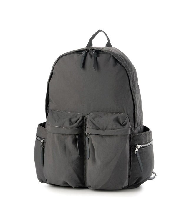UNBILLION カシュカシュ cachecache / 10ポケットナイロンリュック ダークグレー