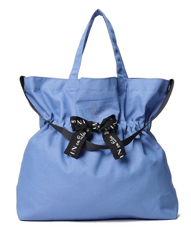 LANVIN en Bleu サリー エコバッグ ライトブルー