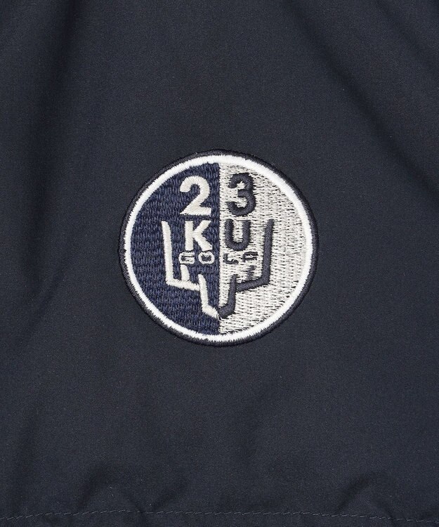 23区GOLF 【WOMEN】【撥水・ストレッチ】リバーシブル ダウンベスト ネイビー系