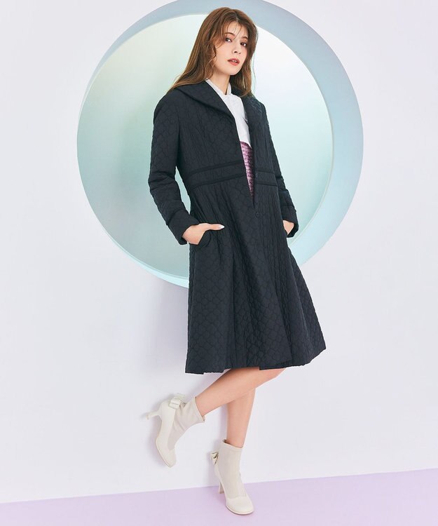 TOCCA 【洗える！】FONDU TWEED ドレス パープル系