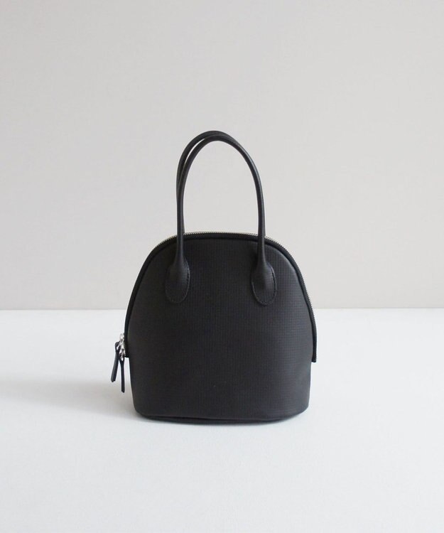 TIDEWAY MOSS グリッド ボストンバッグ S ブラック