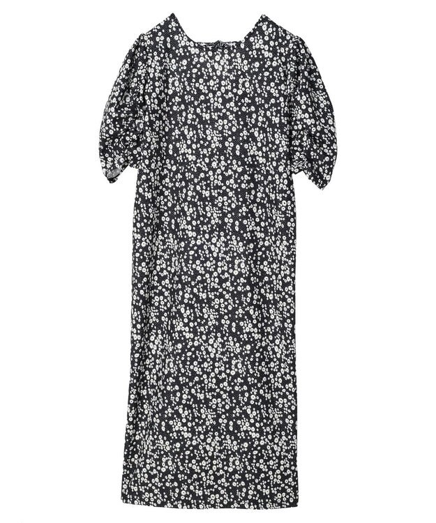 Green Parks ・ＲＡＹ　ＣＡＳＳＩＮ　フラワーｐｔナローワンピース Black