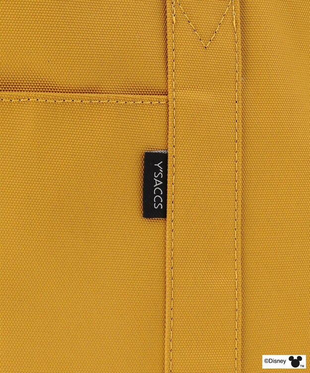 Y'SACCS 【Disney Collection】シルエットプリントトートバッグ　Mサイズ マスタード