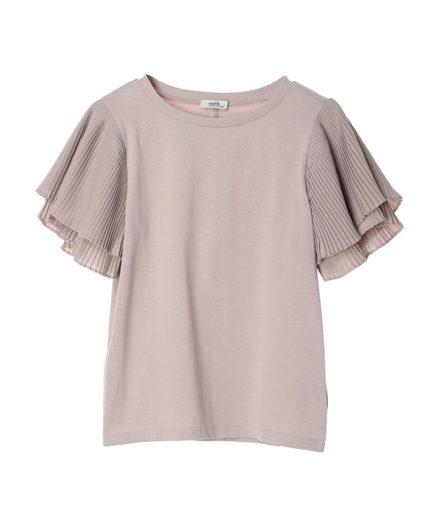 earth music&ecology プリーツフレアプルオーバー Pink