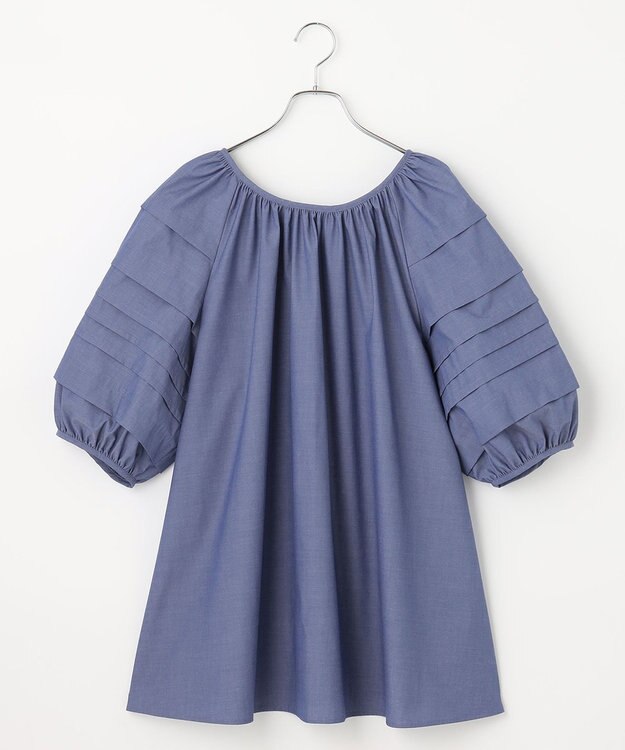 #Newans 【ANSWER for ほど甘トレンド】タックスリーブブラウス デニム系