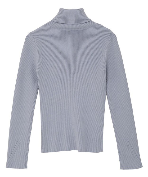 CRAFT STANDARD BOUTIQUE リブタートルニットプルオーバー Light Blue