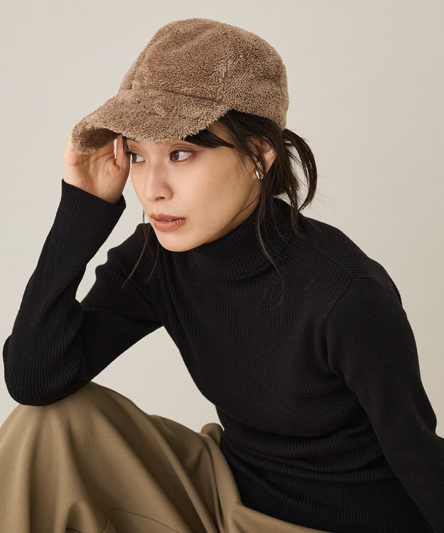 CRAFT STANDARD BOUTIQUE リブタートルニットプルオーバー Black