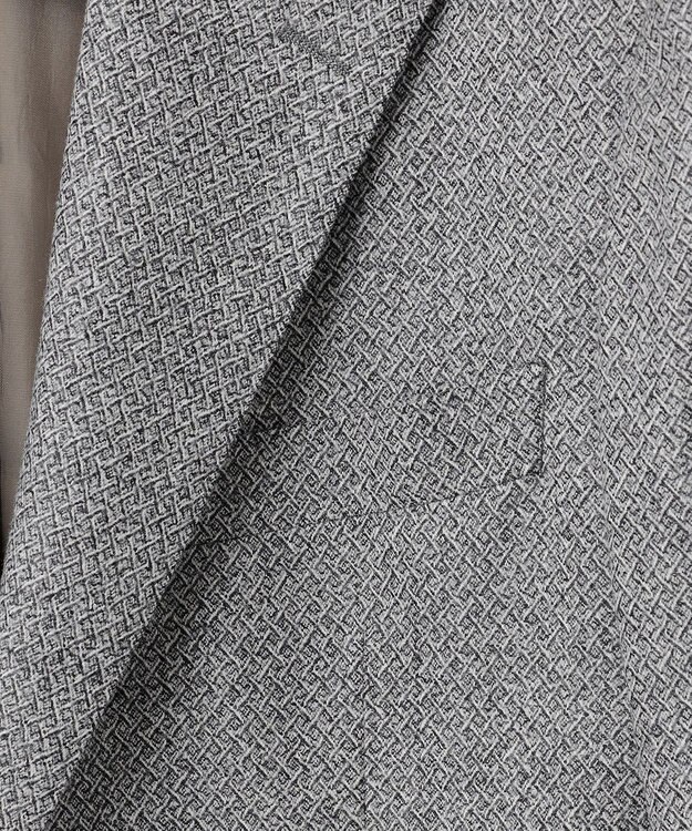 GOTAIRIKU 【DELFINO】ナポリジオメトリックツイード ジャケット_グレー ライトグレー系8