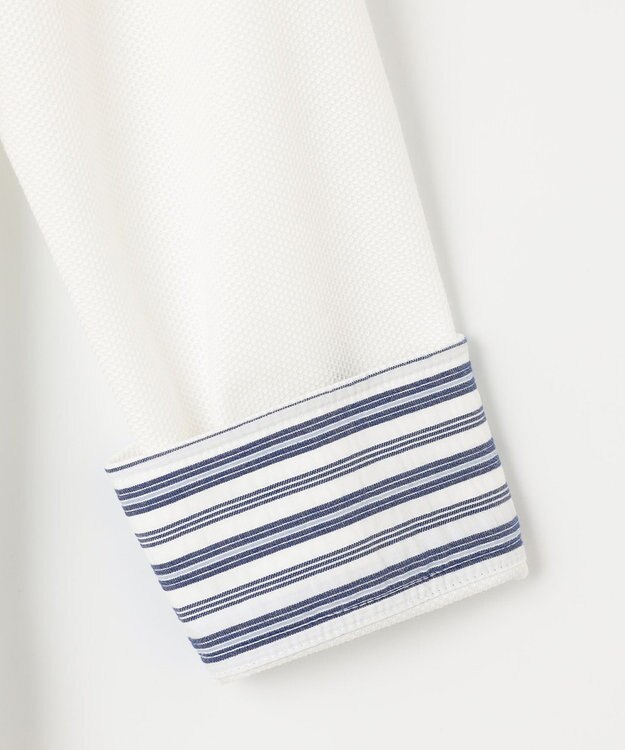 JOSEPH ABBOUD 【キングサイズ・オーガニックコットン使用】ダディ ポロシャツ ホワイト系