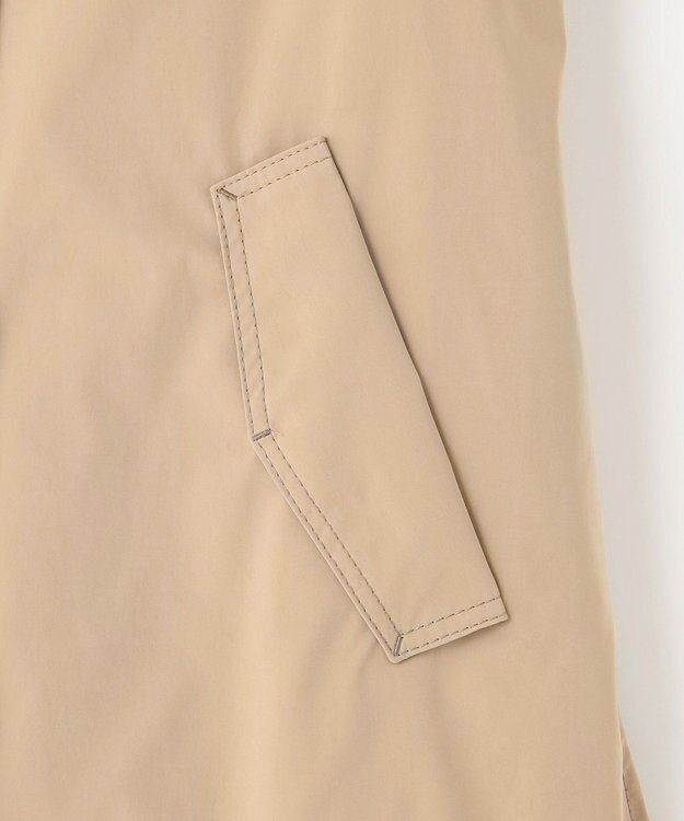 J.PRESS LADIES 【洗える・撥水】ポリアーティローザ ダブル トレンチコート モカ系