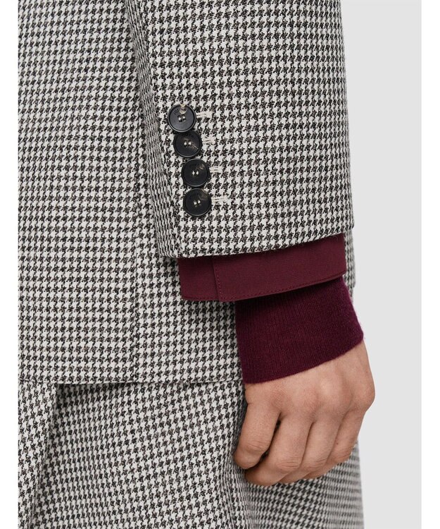 JOSEPH フルイドムリネ　ダブルブレステッドジャケット Ivory/Arabica