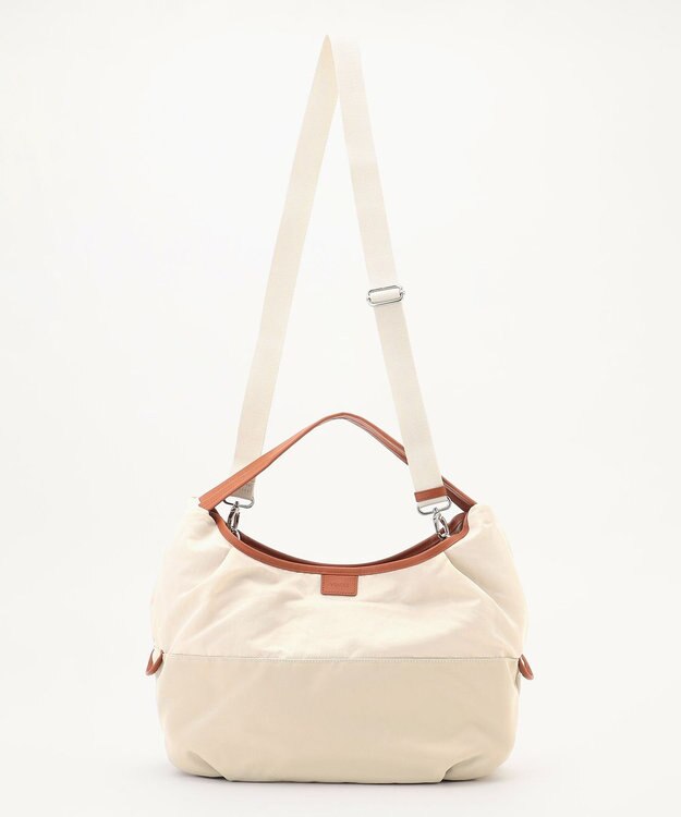 Y'SACCS シワナイロン2WAYトートバッグ Mサイズ アイボリー