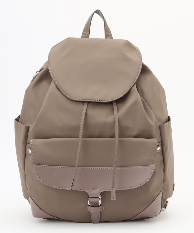 Y'SACCS ミリタリーフラップリュックサック グレージュ