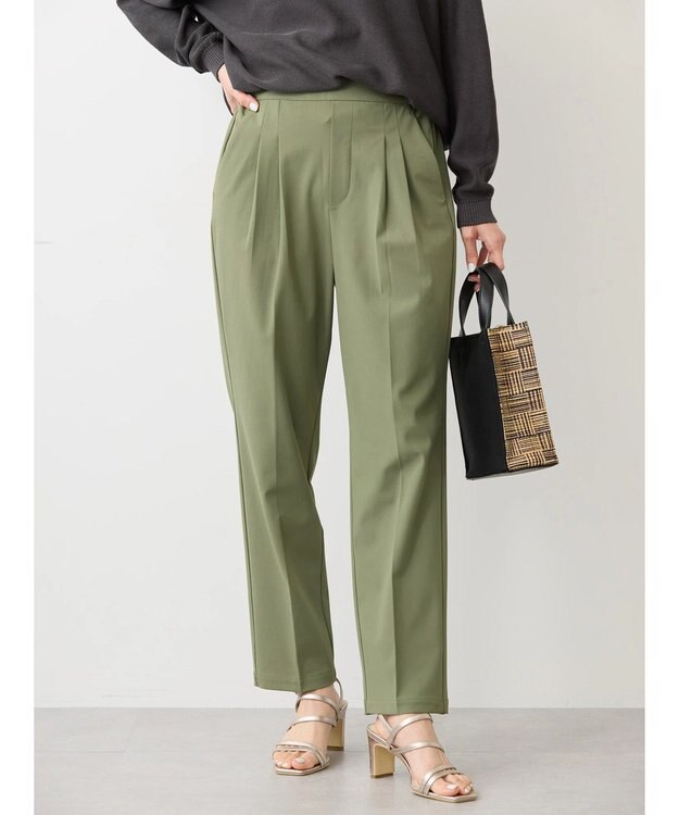 AMERICAN HOLIC 美・美・美接触冷感テーパードパンツ Khaki