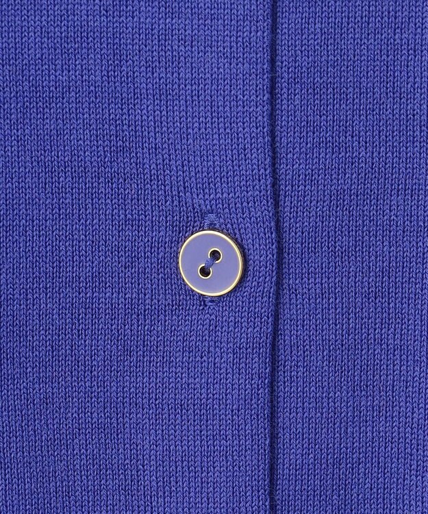 23区 【洗える】サステナブルウール ベーシック カーディガン ブルー系