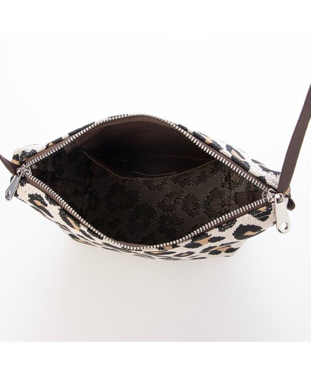 UNBILLION カシュカシュ cachecache / ニットジャガード舟形ショルダー ベージュ