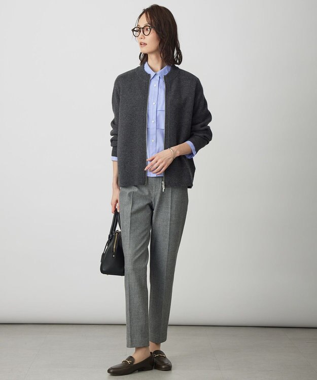 J.PRESS LADIES COTTON TEX ブラウス サックス系