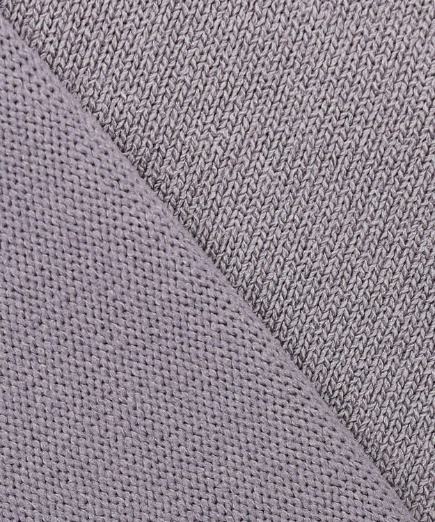 Feroux 【洗える】襟付きニット プルオーバー ライトグレー系