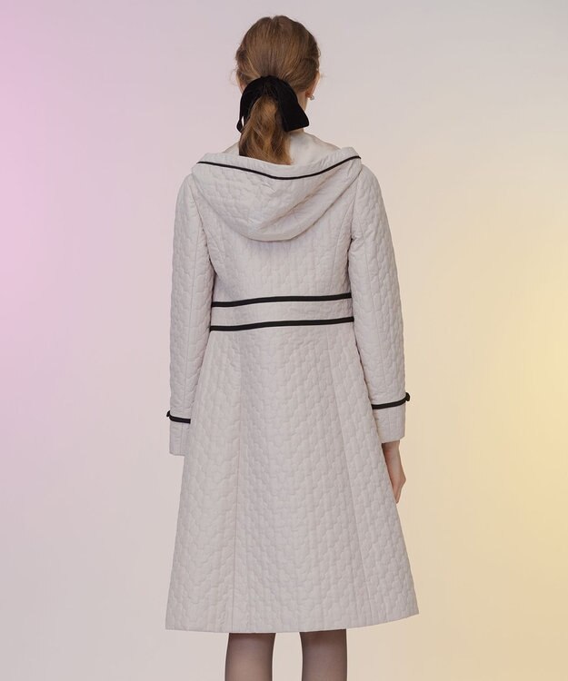 TOCCA LAURA キルティングロングコート ベージュ系